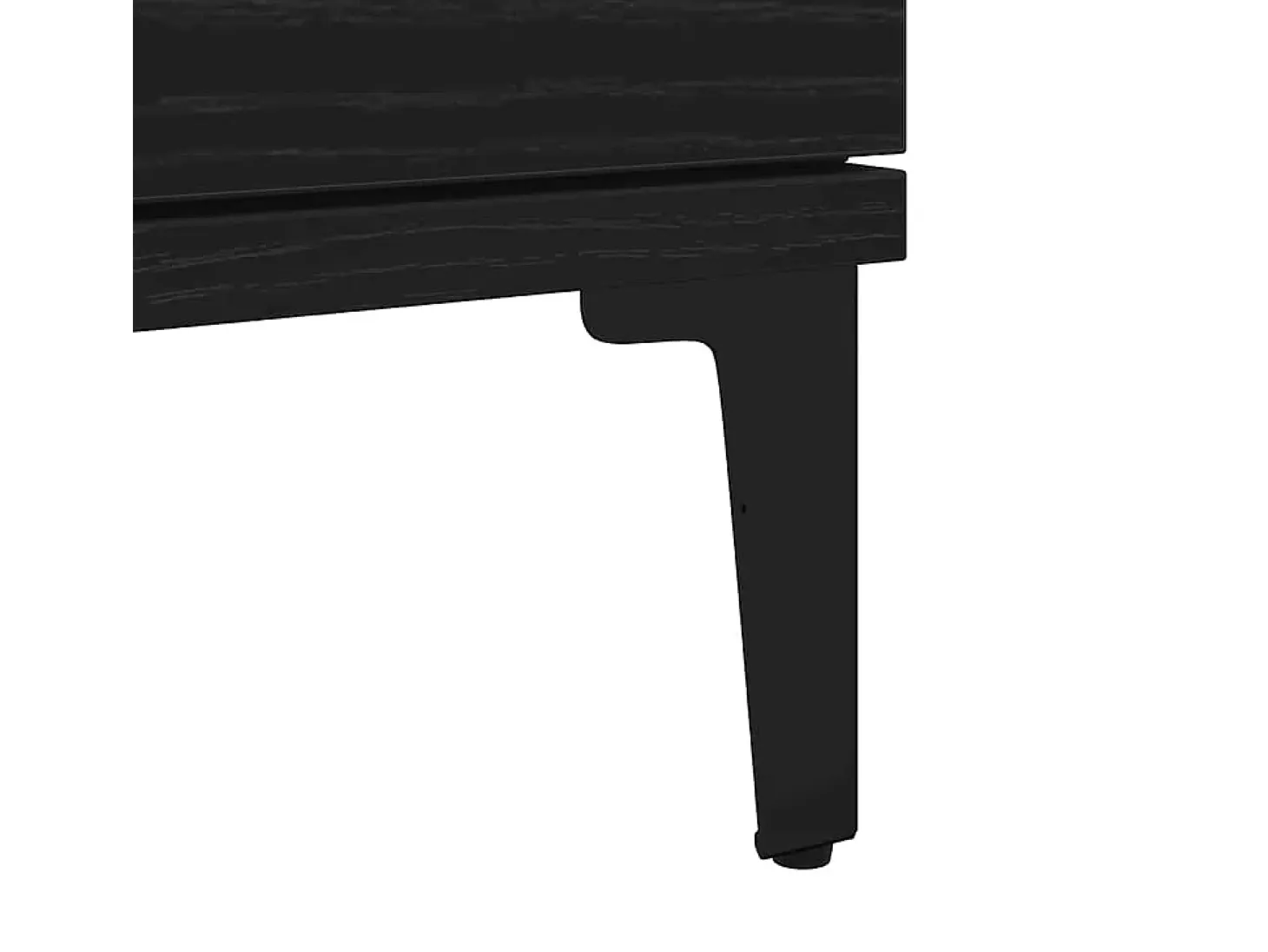 Vitrina Roble negro 60 x 35 x 70 cm Madera contrachapada