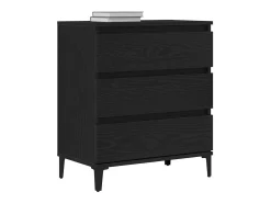 Vitrina Roble negro 60 x 35 x 70 cm Madera contrachapada
