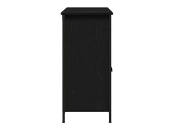 Vitrina Roble negro 100 x 35 x 75 cm Madera contrachapada