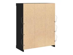 Vitrina Roble negro 41 x 37 x 100 cm Madera contrachapada