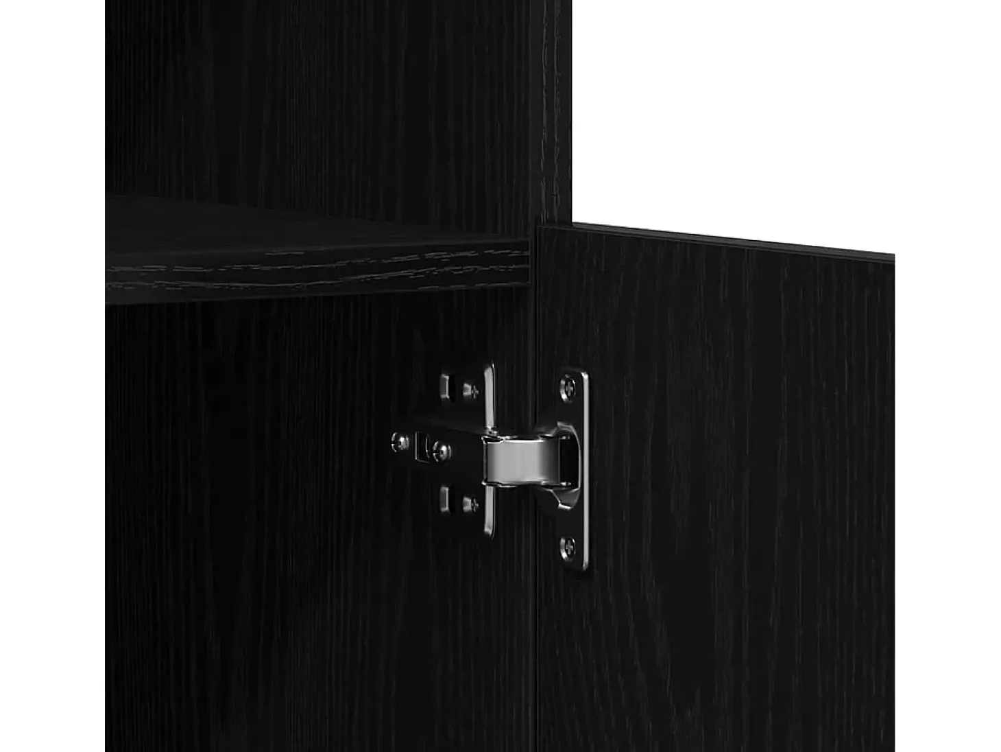Vitrina Roble negro 41 x 37 x 100 cm Madera contrachapada