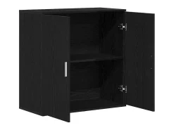 Vitrina Roble negro 79 x 38 x 80 cm Madera contrachapada