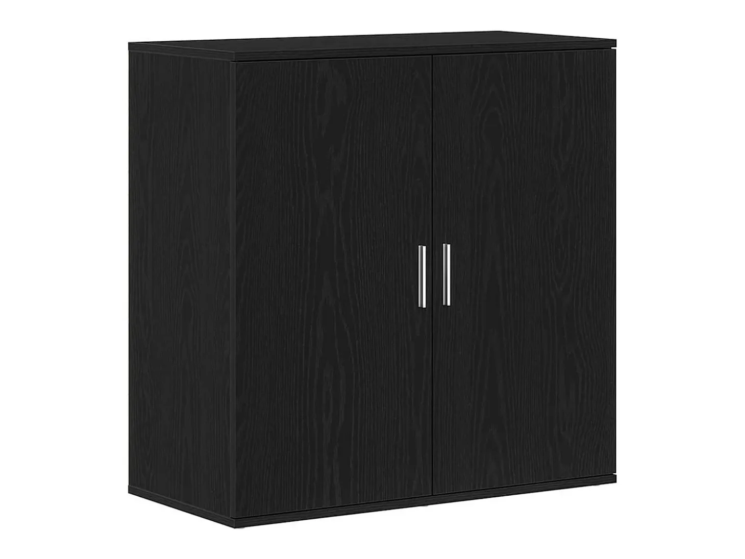 Vitrina Roble negro 79 x 38 x 80 cm Madera contrachapada