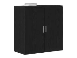 Vitrina Roble negro 79 x 38 x 80 cm Madera contrachapada