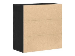 Vitrina Roble negro 79 x 38 x 80 cm Madera contrachapada
