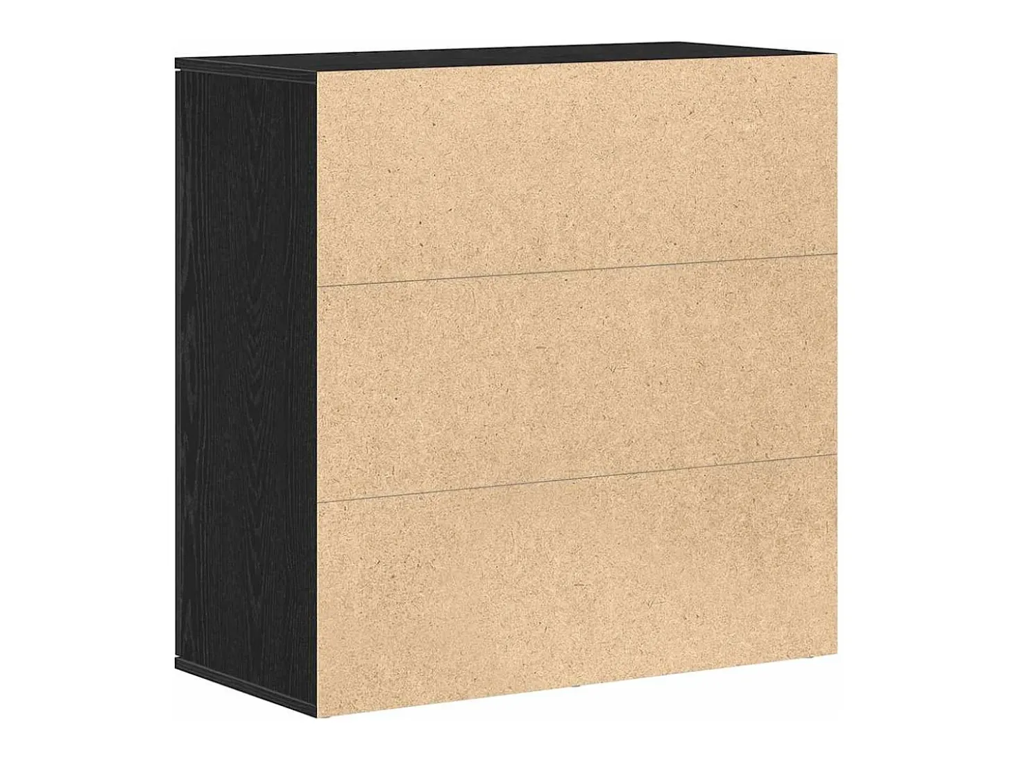 Vitrina Roble negro 79 x 38 x 80 cm Madera contrachapada