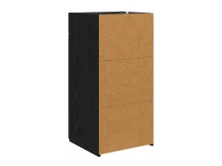 Vitrina Roble negro 42.5 x 40 x 93 cm Madera contrachapada