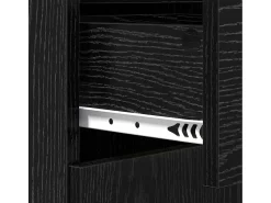 Vitrina Roble negro 42.5 x 40 x 93 cm Madera contrachapada