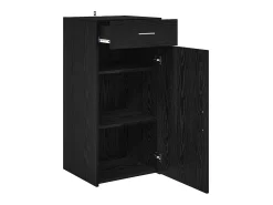 Vitrina Roble negro 42.5 x 40 x 93 cm Madera contrachapada