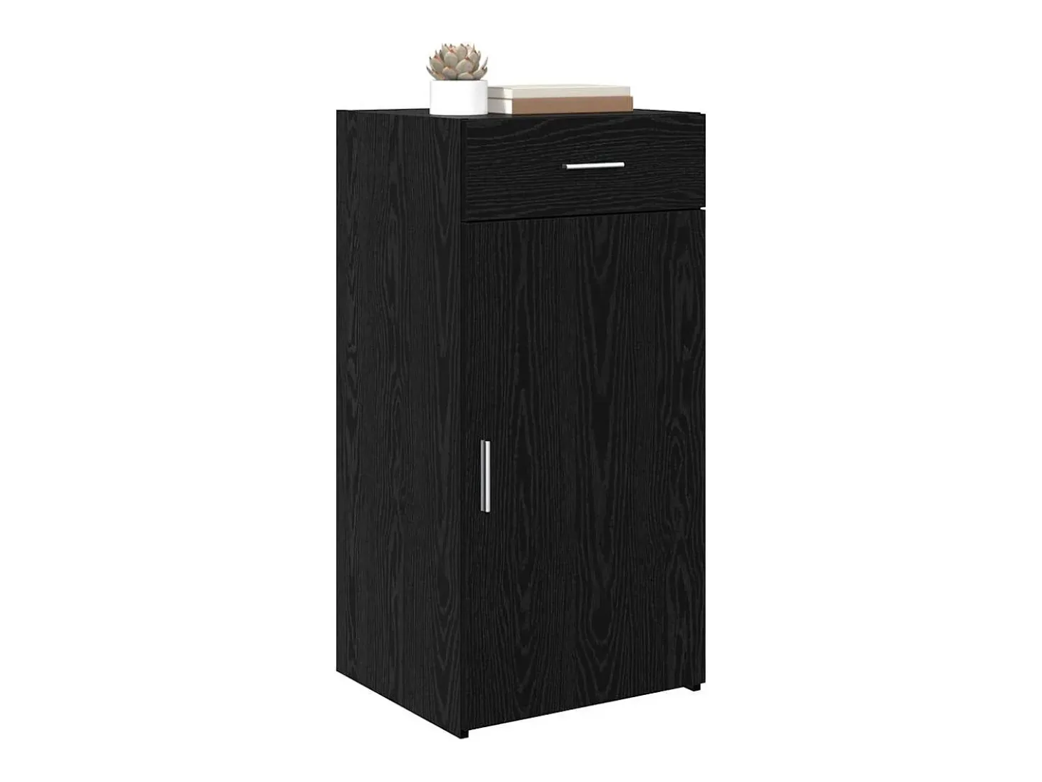 Vitrina Roble negro 42.5 x 40 x 93 cm Madera contrachapada
