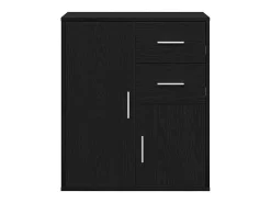 Vitrina Roble negro 60 x 31 x 70 cm Madera contrachapada