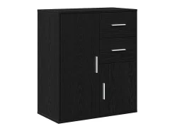 Vitrina Roble negro 60 x 31 x 70 cm Madera contrachapada