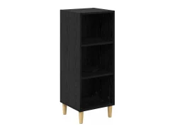 Vitrina Roble negro 32.5 x 34.5 x 90 cm Madera contrachapada