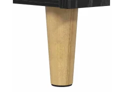 Vitrina Roble negro 32.5 x 34.5 x 90 cm Madera contrachapada