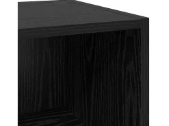 Vitrina Roble negro 32.5 x 34.5 x 90 cm Madera contrachapada