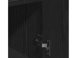 Vitrina Roble negro 79 x 38 x 80 cm Madera contrachapada
