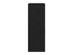 Vitrina Roble negro 79 x 38 x 80 cm Madera contrachapada