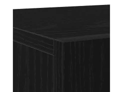 Vitrina Roble negro 90 x 34 x 80 cm Madera contrachapada