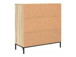 Vitrina Roble Sonoma 79.5 x 33 x 82 cm Madera contrachapada