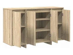 Vitrina Roble Sonoma 120 x 41 x 75 cm Madera contrachapada