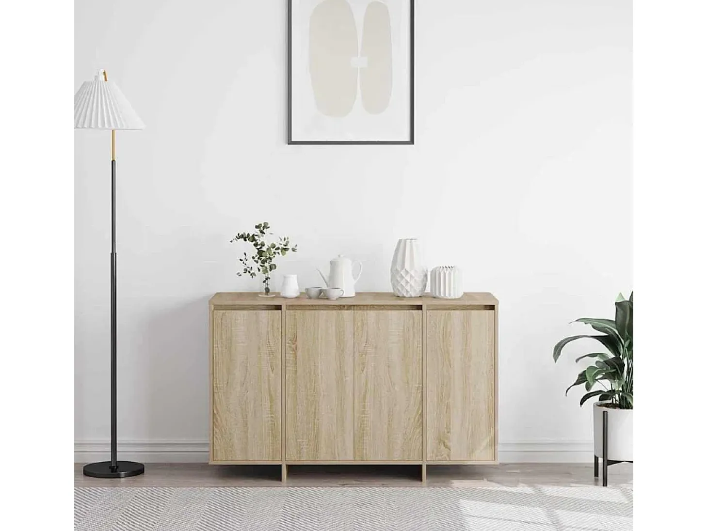 Vitrina Roble Sonoma 120 x 41 x 75 cm Madera contrachapada