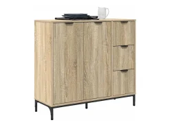 Vitrina Roble Sonoma 89.5 x 33 x 82 cm Madera contrachapada