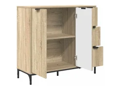 Vitrina Roble Sonoma 89.5 x 33 x 82 cm Madera contrachapada
