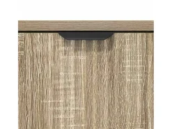 Vitrina Roble Sonoma 89.5 x 33 x 82 cm Madera contrachapada