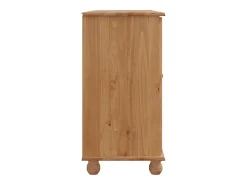 Vitrina 133,5x40x79 cm Madera maciza de pino