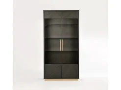 Vitrina 100x200x41 cm negro Sevilla SEV26-2