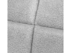 4x Sillón mueble de comedor oficina gris asientos sofá retro tapizado acolchado