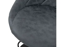 4x taburetes de bar antracita sillas con respaldo asientos ajustables 62-82 cm