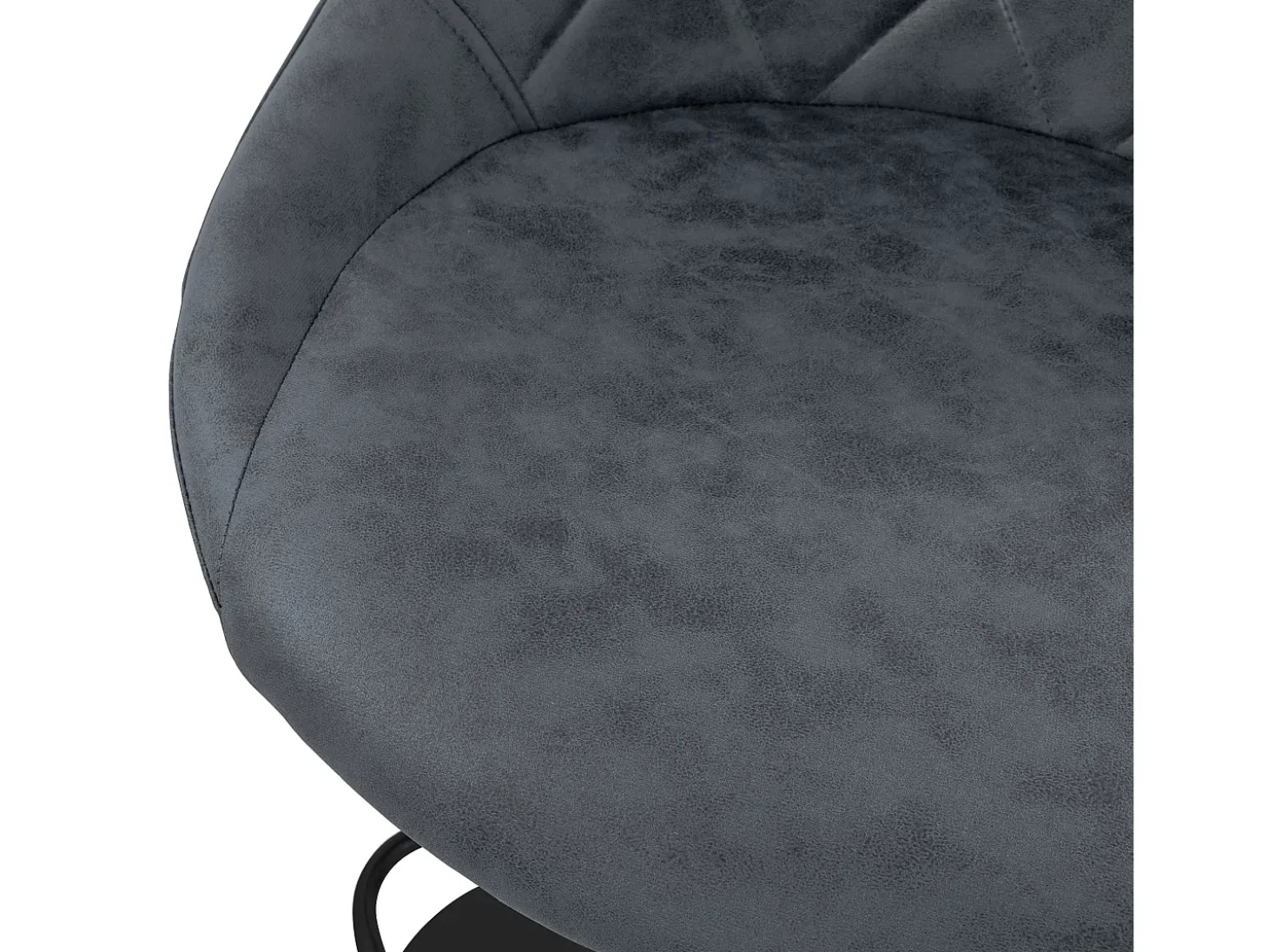 4x taburetes de bar antracita sillas con respaldo asientos ajustables 62-82 cm