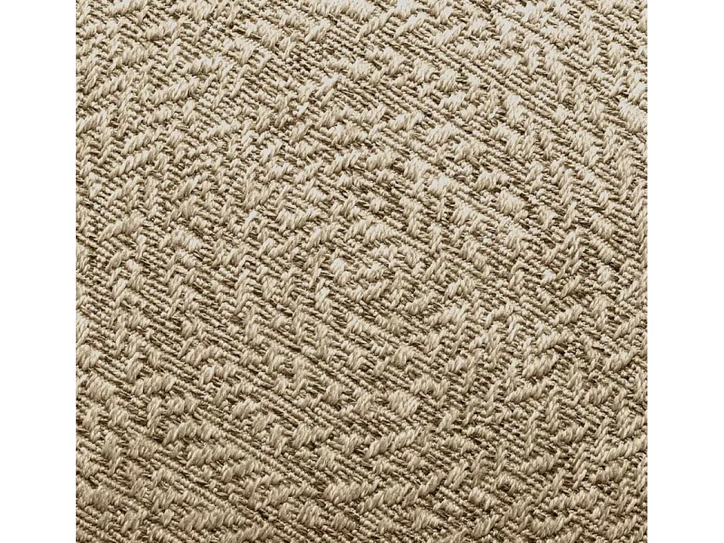 ZIZUR alfombra beige 120x170 cm aspecto yute interior exterior